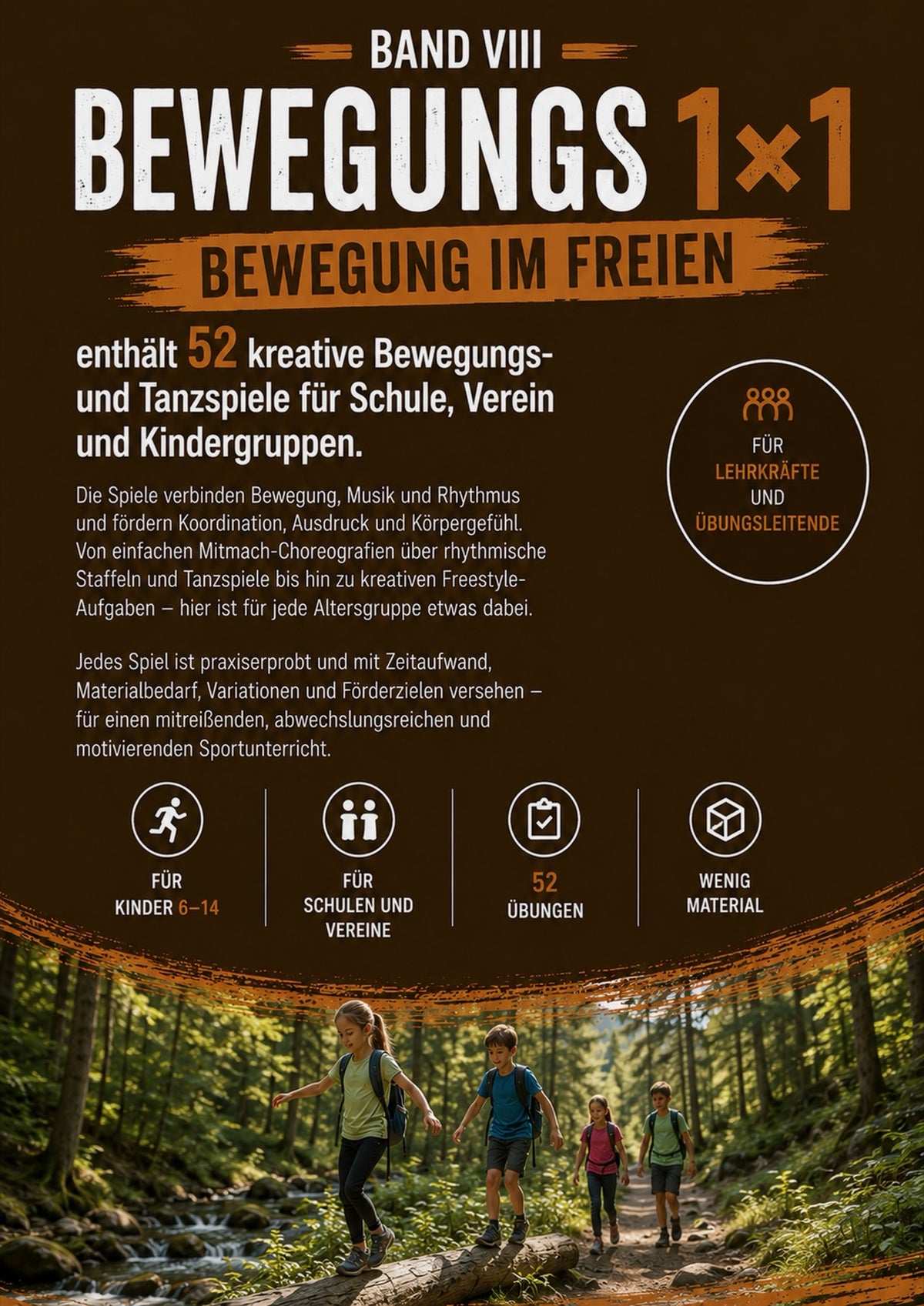 Bewegungs 1×1 Bewegung im Freien, Rückseite