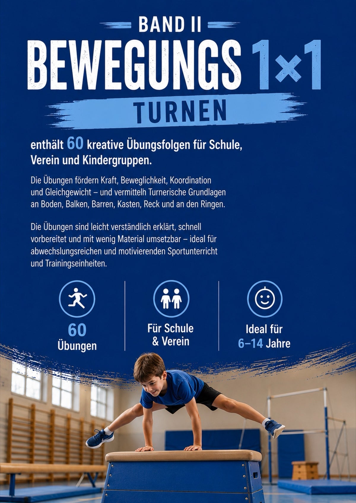 Bewegungs 1×1 Turnen, Rückseite