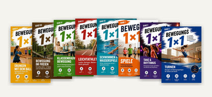 Alle 8 Hefte der Reihe Bewegungs 1×1