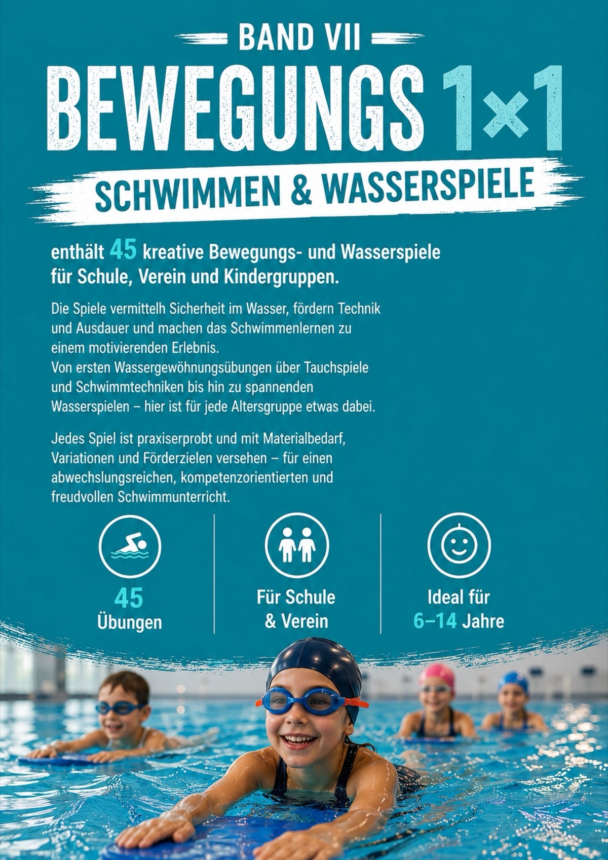 Bewegungs 1×1 Schwimmen, Rückseite
